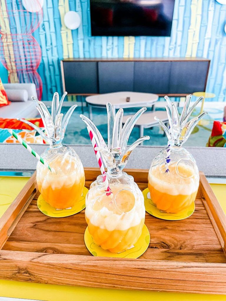 Pineapple Drinks at Nickelodeon Resort